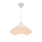 D'Lite Suspension Luminaire Groede Papier Blanc | Convient Pour 1x E27