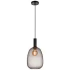 Nordlux Alton Suspension Luminaire Verre Noir | Convient pour E27
