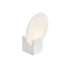 Nordlux Hester Applique Murale Verre Blanc - 9.5W 900lm - 930 Blanc Chaud | IP44 - Meilleur Rendu Des Couleurs - 3 Niveaux De Gradation Dimmable