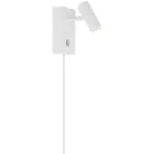 Nordlux LED Applique Murale Omari Blanc 3.2W 320lm 41D - 827 Blanc Très Chaud | Dimmable - Inclinable