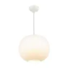 DFTP by Nordlux Navone 20 Suspension Luminaire Verre et Métal Blanc | Convient pour E27