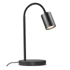 Nordlux Lampe De Chevet Explore Métal et Ceramic Noir | Convient pour 1x GU10