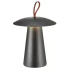Nordlux Lampe De Chevet Ara Batterie Aluminium Noir 2W 240lm - 830 Blanc Chaud | Dimmable Touch