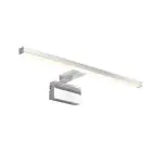 Nordlux Marlee 50 Applique Murale Métal Chrome 8.9W 800lm - 930 Blanc Chaud | IP44 - Meilleur Rendu Des Couleurs