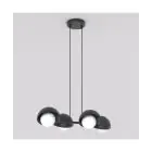 Emibig Suspension Luminaire Boom Acier Noir | Convient pour 4x G9 - Max 8W