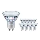 Lot 10x Philips Corepro LED Spot GU10 PAR16 4.6W 390lm 36D - 840 Blanc Froid | Équivalent 50W