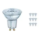 Lot 10x Ledvance Performance Spot LED Réflecteur GU10 PAR16 3.4W 230lm 36D - 927 Blanc Très Chaud | Meilleur rendu des couleurs - Dimmable - Équivalent 35W