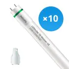 Lot 10x Philips Tube LED T8 MASTER (EM/Direct 230V) Ultra Efficiency 20W 3700lm - 840 Blanc Froid | 150cm - Équivalent 58W