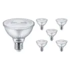 Lot 6x Philips Master Value LED ampoule Réflecteur E27 PAR30 9.5W 740lm 25D - 927 Blanc Très Chaud | Meilleur rendu des couleurs - Dimmable - Équivalent 75W