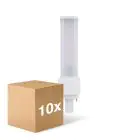 Lot 10x Ledvance Dulux-D LED 9W - 840 Blanc Froid | 2-Pins - Équivalent 26W
