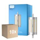 Lot 10x Philips Corepro LED Lineair R7s 118mm 17.5W 2460lm - 830 Blanc Chaud | Dimmable - Équivalent 150W