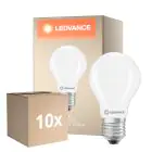 Lot 10x Ledvance Classic LED E27 Poire Dépolie 5.9W 806lm - 827 Blanc Très Chaud | Dimmable | mable - Équivalent 60W