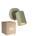 Lot 6x Nordlux Explore Applique Murale Métal Vert | Convient pour GU10