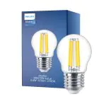 Philips Master Value LED Lustre E27 Boule Filament Claire 3.4W 470lm - 927 Blanc Très Chaud | Meilleur rendu des couleurs - Dimmable - Équivalent 40W