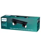Philips Runner Spot LED Métal Noir | Convient pour 2x GU10