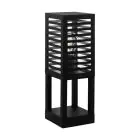 Eglo Lampadaire extérieur Alamonte 3 Extérieur Acier Noir | Convient pour E27