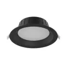 Noxion Downlight LED Hera Moyen Encastré Noir 21W 2400lm 100D - 827-830-840 CCT | 226mm - Diamètre 200mm